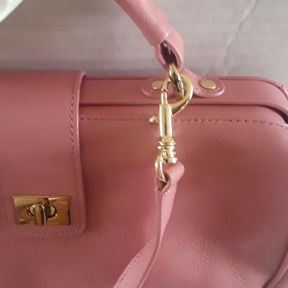 Talbots Overlap Clasps Closure Handbag - image 3